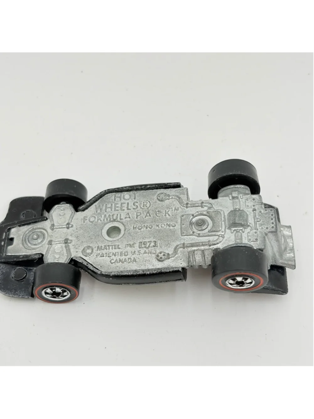 Vintage 1973 Hot Wheels Car Redline FORMULA PACK Black Indy Race F1 P.A.C.K.